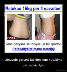 Lietuvoje geriant tabletes nuo nutukimo - gali pasikeisti lytis
