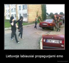 Lietuvoje labiausiai propaguojami emo - 