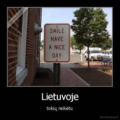 Lietuvoje - tokių reikėtu