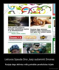 Lietuvos Spauda žino ,kaip sudominti žmones - Rusijoje dega dešimtys miškų,antraštės paveiksliukas Azijete