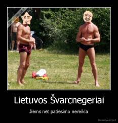 Lietuvos Švarcnegeriai - Jiems net patiesimo nereikia