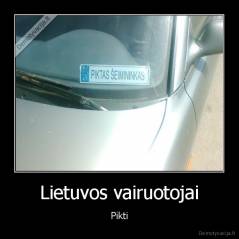 Lietuvos vairuotojai - Pikti