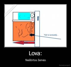 Lova: - Neištirtos žemės