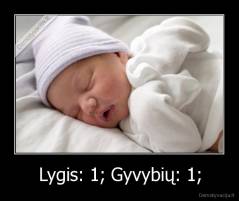 Lygis: 1; Gyvybių: 1; - 