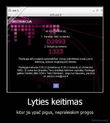 Lyties keitimas - kitur jis ypač pigus, nepraleiskim progos