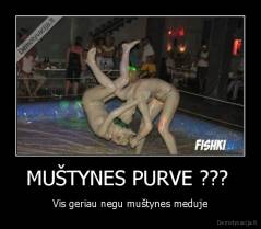 MUŠTYNES PURVE ???  - Vis geriau negu muštynes meduje