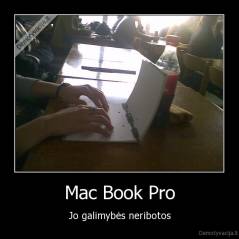 Mac Book Pro - Jo galimybės neribotos