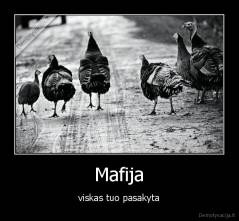 Mafija - viskas tuo pasakyta