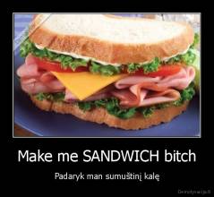 Make me SANDWICH bitch - Padaryk man sumuštinį kalę