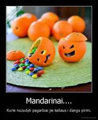 Mandarinai.... - Kurie nuzudyti pagarbiai jie keliaus i dangu pirmi.