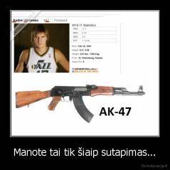 Manote tai tik šiaip sutapimas... - 