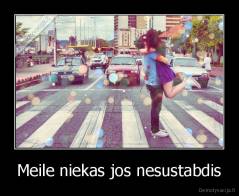 Meile niekas jos nesustabdis - 