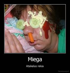 Miega - Atsikelus rekia