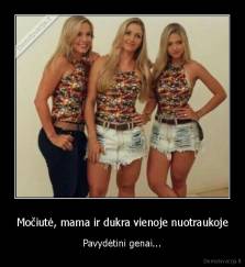 Močiutė, mama ir dukra vienoje nuotraukoje - Pavydėtini genai...