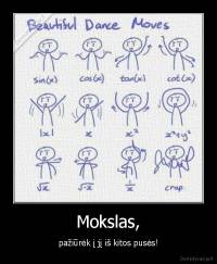 Mokslas, - pažiūrėk į jį iš kitos pusės!