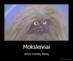 Moksleiviai - antrą mokslų dieną