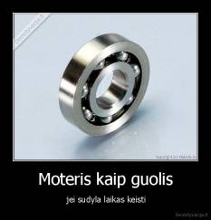 Moteris kaip guolis -  jei sudyla laikas keisti