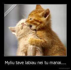 Myliu tave labiau nei tu manai.... - 
