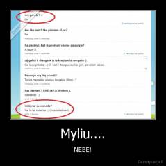 Myliu.... - NEBE!