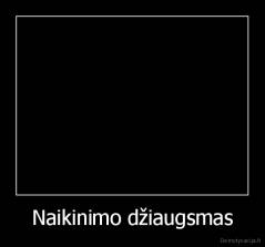 Naikinimo džiaugsmas - 