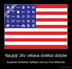 Naujoji JAV vėliava dvelkia didybe - Jungtinės Amerikos Valstijos nors turi kuo didžiuotis