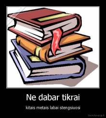 Ne dabar tikrai - kitais metais labai stengsiuosi