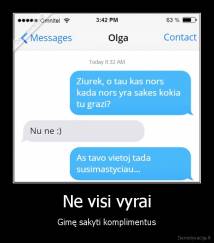 Ne visi vyrai - Gimę sakyti komplimentus