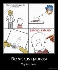 Ne viskas gaunasi - Taip kaip norisi