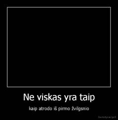 Ne viskas yra taip - kaip atrodo iš pirmo žvilgsnio
