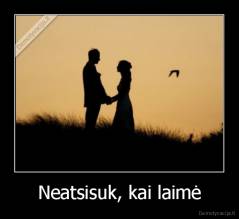 Neatsisuk, kai laimė - 