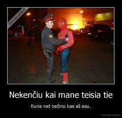 Nekenčiu kai mane teisia tie - Kurie net nežino kas aš esu.