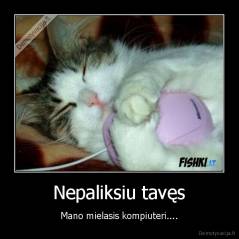 Nepaliksiu tavęs - Mano mielasis kompiuteri....