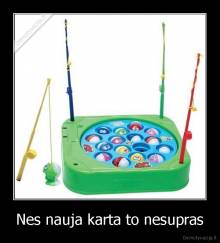 Nes nauja karta to nesupras - 