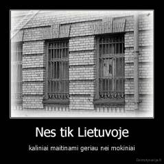 Nes tik Lietuvoje - kaliniai maitinami geriau nei mokiniai