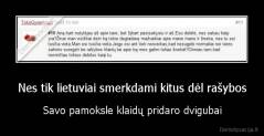 Nes tik lietuviai smerkdami kitus dėl rašybos - Savo pamoksle klaidų pridaro dvigubai