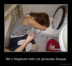Net ir blogiausiu metu yra geriausias draugas - 