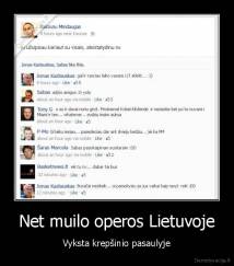 Net muilo operos Lietuvoje - Vyksta krepšinio pasaulyje