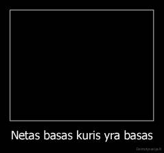 Netas basas kuris yra basas - 