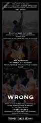 Never back down - 