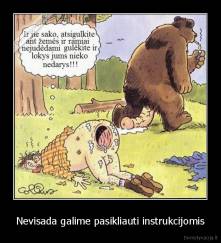 Nevisada galime pasikliauti instrukcijomis - 