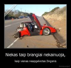 Niekas taip brangiai nekainuoja, - kaip vienas neapgalvotas žingsnis