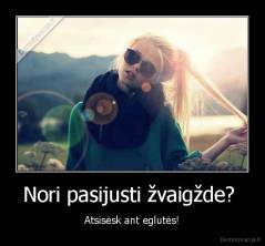 Nori pasijusti žvaigžde?  - Atsisėsk ant eglutės!