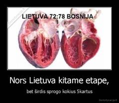 Nors Lietuva kitame etape, - bet širdis sprogo kokius 5kartus