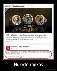 Nuleido rankas - 