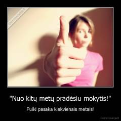 "Nuo kitų metų pradėsiu mokytis!" - Puiki pasaka kiekvienais metais!