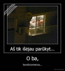 O ba, - kondicionierius...
