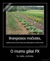 O mums giliai PX - Su meile, močiutės