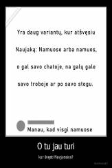 O tu jau turi - kur švęsti Naujuosius?