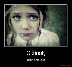 O žinot, - meilė nėra akla