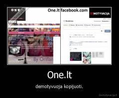 One.lt - demotyvuoja kopijuoti.